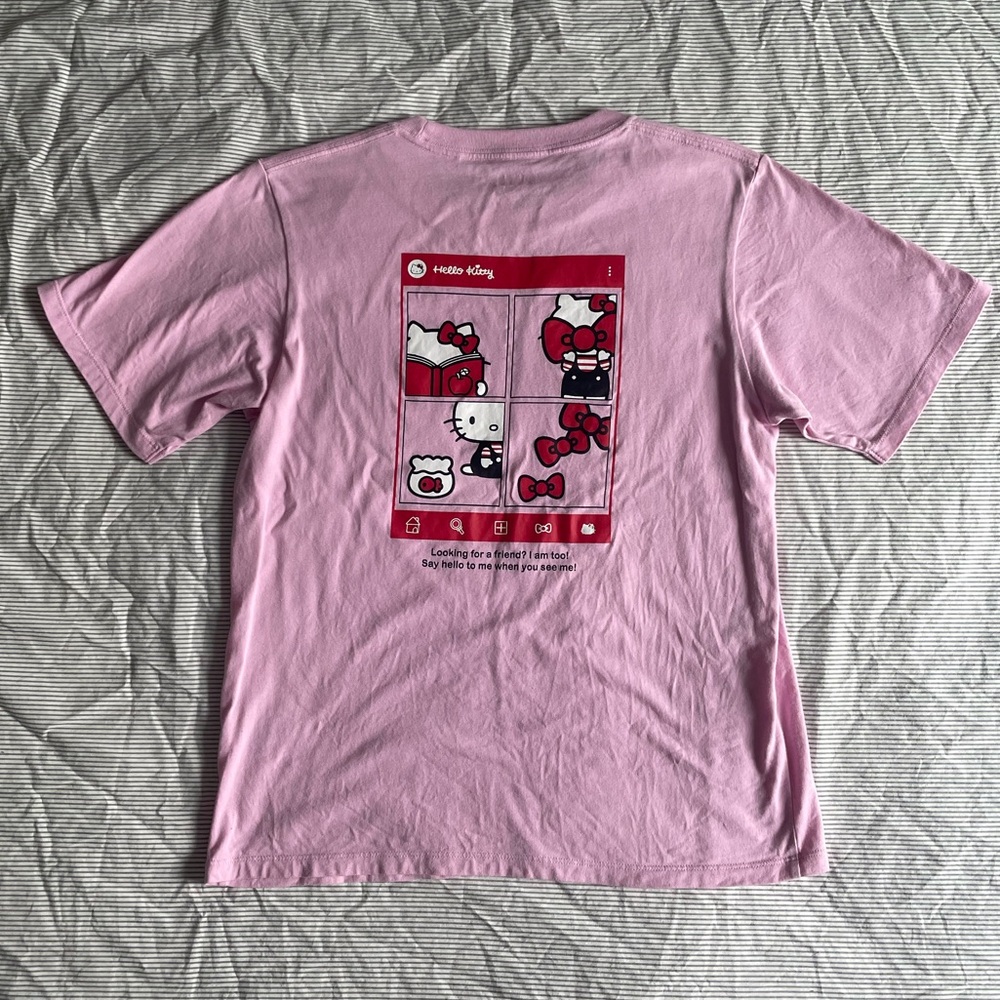 Hello Kitty - Uniqlo Pink Short Sleeve Tee